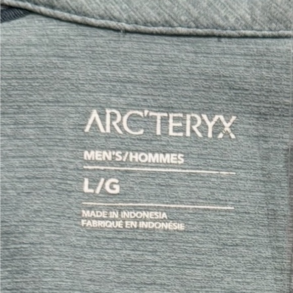 Arc'teryx Men's Green Zip-Neck Base Layer Top size L - Picture 7 of 7